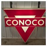 Large 4-1/2ft Vintage 1960s CONOCO Gas Station Hea