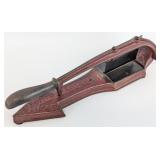 Early PJ Sorg Spear Head Cast Iron Tobacco Cutter