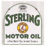 DSP Sterling Motor Oil w/ Logo Tombstone Sign (TAC