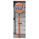 13ft Early DSP Gulf Service Station Lighted Pole S