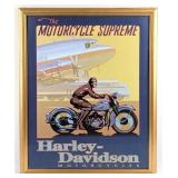 Harley-Davidson The Motorcycle Supreme Framed Post