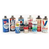(9) Outboard Motor Oil & Marine Fuel Dryer Cans