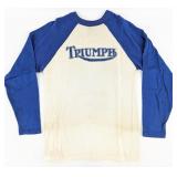 1950s-1960s Triumph Motorcycle Dealer Race Jersey