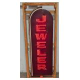 8ft Vintage SSP Jeweler Neon Advertising Sign