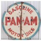42in Vintage SSP Pan-Am Gasoline & Motor Oil Adver