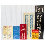 7) Chicago CTA 'L' Train Station Signs