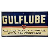 Vintage SST Gulf Service Station Gulf Lube Embosse