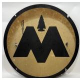 3ft Vintage SST Monon Railroad Hoosier Line Advert