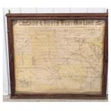 Large 4-1/2ft Vintage Chicago & Northwestern Line