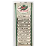 SS Breyer's Ice Cream Menu Board Metal Sign