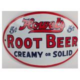 Vintage SSP Howel's Root Beer Curved Advertising S