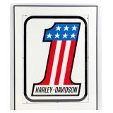 2ft 1970s Harley-Davidson Dealership Window Decal