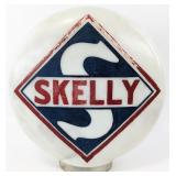 1920s Skelly Service Station Milk Glass One Piece