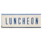 6ft Vintage SST Luncheon Sign