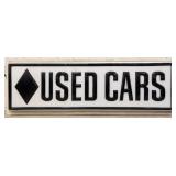 6ft Vintage 2-Sided Renault Used Cars Embossed Lex