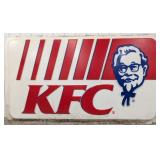 10ft Vintage KFC Kentucky Fried Chicken Embossed L