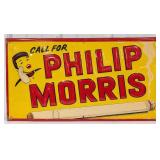 Vintage SST Philip Morris Cigarettes Embossed Adve