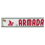 6ft Vintage SSP Armada Cigarettes Advertising Sign