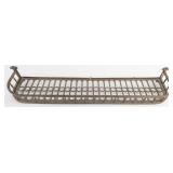Vintage Brass Railroad Passenger Car Luggage Rack