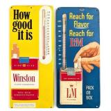 Vintage Winston Cigarettes + L&M Cigarettes Advert