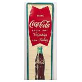 Large Vintage SST Coca-Cola Fish Tail Advertising