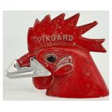 Vintage Cast Metal Pikgard Rooster / Chicken Guard