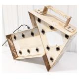 Vintage 2-Sided Lighted Arrow Advertising Sign