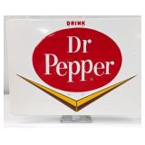 Vintage SST Dr.Pepper Embossed Countertop Advertis