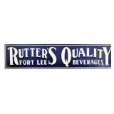 Vintage SST Rutter's Quality Fort Lee Beverages Em