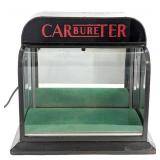 Carter Carbureter Glass Lighted Countertop Display