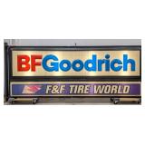 12ft 2 Sided B.F Goodrich Tire Embossed Lighted Si