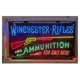 5ft Custom Winchester Rifles Neon Advertising Sign