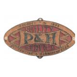 Cast Iron P&H Quality Service by Pawling & Harnisc
