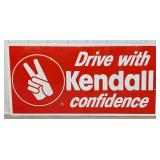 Large Vintage SST Kendall Motor Oil Embossed Sign