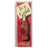 4-1/2ft Vintage SST Coca-Cola Ice Cold Advertising