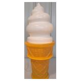 Giant Safe-T Cup Blow Mold Lighted Ice Cream Cone