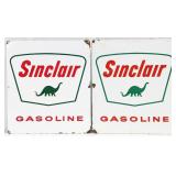 Lot Of 2 Vintage SSP Sinclair Gas Station Pump Pla