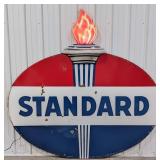 7ft Vintage DSP Standard Oil Service Station Sign