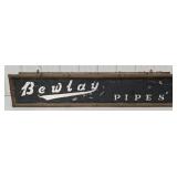 5ft Early Bewlay Pipes Flexlume Style Lighted Adve