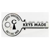 DST Curtis Industries Keys Made Die-Cut Advertisin