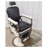 Vintage Theo A Kochs Porcelain Barbers Chair