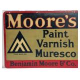 Vintage DST Moore's Paint Varnish Muresco Advertis