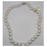 14K Gold South Sea Graduated Pearl Necklace