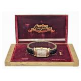 Vintage Longines 14k Gold Rectangular Men