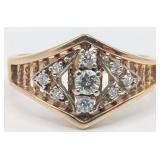 14K Gold Diamond Ring