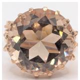 14K Rose Gold Morganite Ring