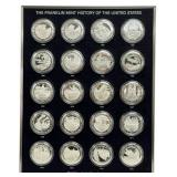 20 Piece Franklin Mint History Of The United State
