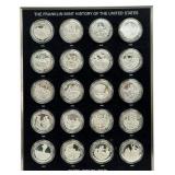 20 Piece Franklin Mint History Of The United State
