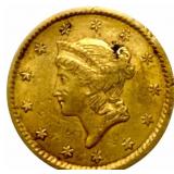 1851 United States Liberty Head $1 Gold Piece