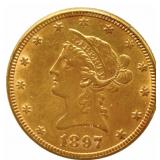 1897 United States Liberty Head Coronet Type Eagle